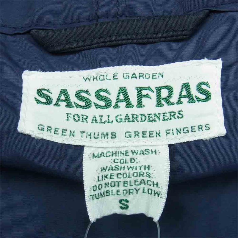 SASSAFRAS ササフラス ブロワーバドコート ブランケット ネイビー M