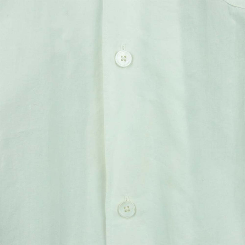 COMOLI コモリ 半袖コットンオープンカラーシャツ サイズ3 代引き人気