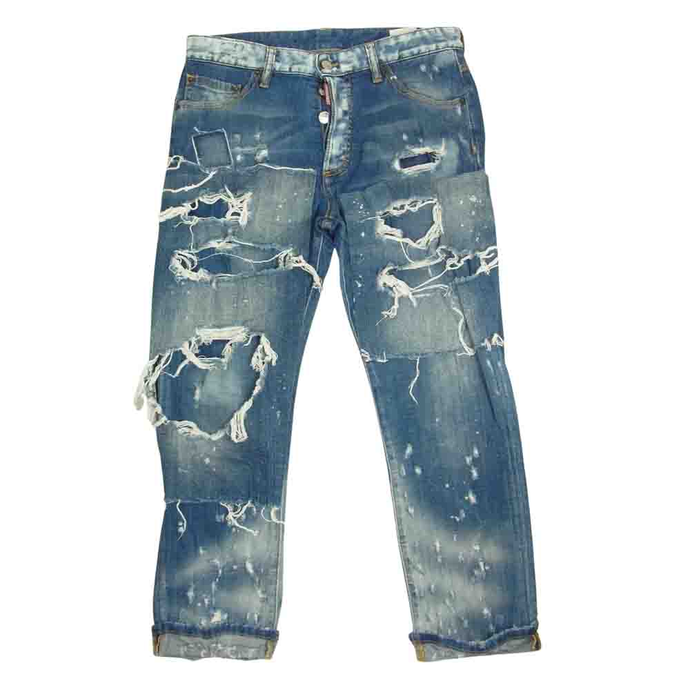 DSQUARED2 ディースクエアード S71LB0267 GLAM HEAD JEAN デストロイ