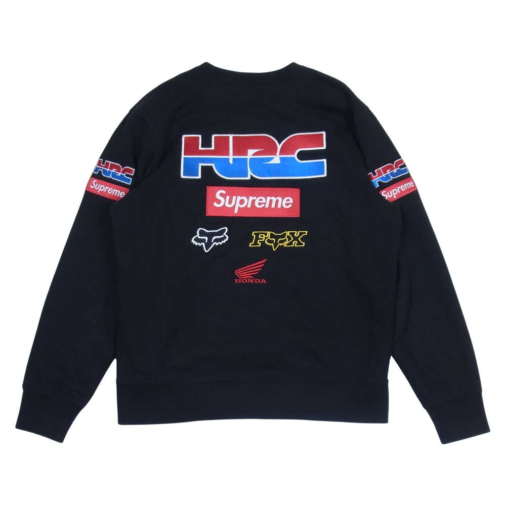 Supreme シュプリーム 19AW Honda x Fox Racing Crewneck ホンダ