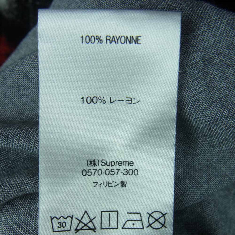 Supreme シュプリーム 20AW Blow Back Rayon S/S Shirt レーヨン