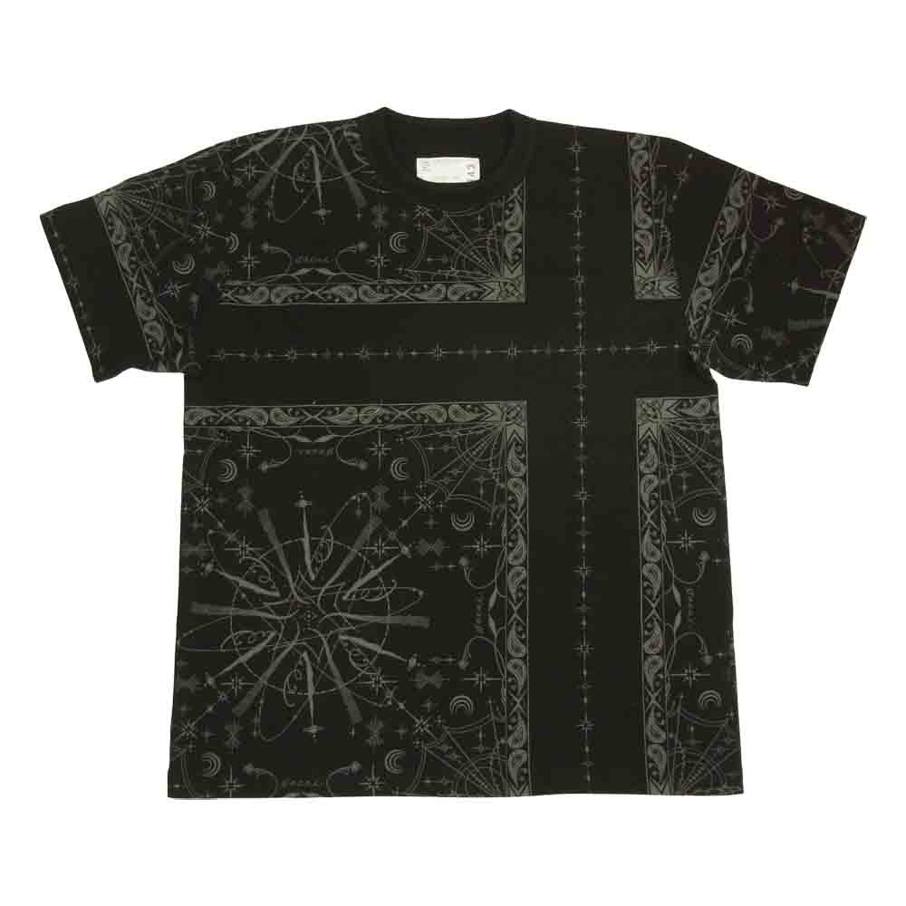 新品 sacai x Dr. Woo Bandana Print T-Shirt | angeloawards.com