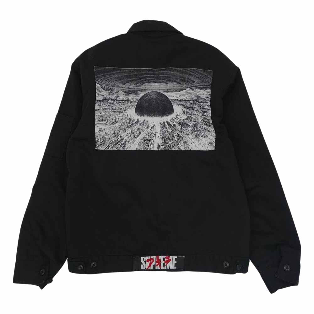 超特価】 supreme 17aw akira work jacket 黒 アキラ ワーク