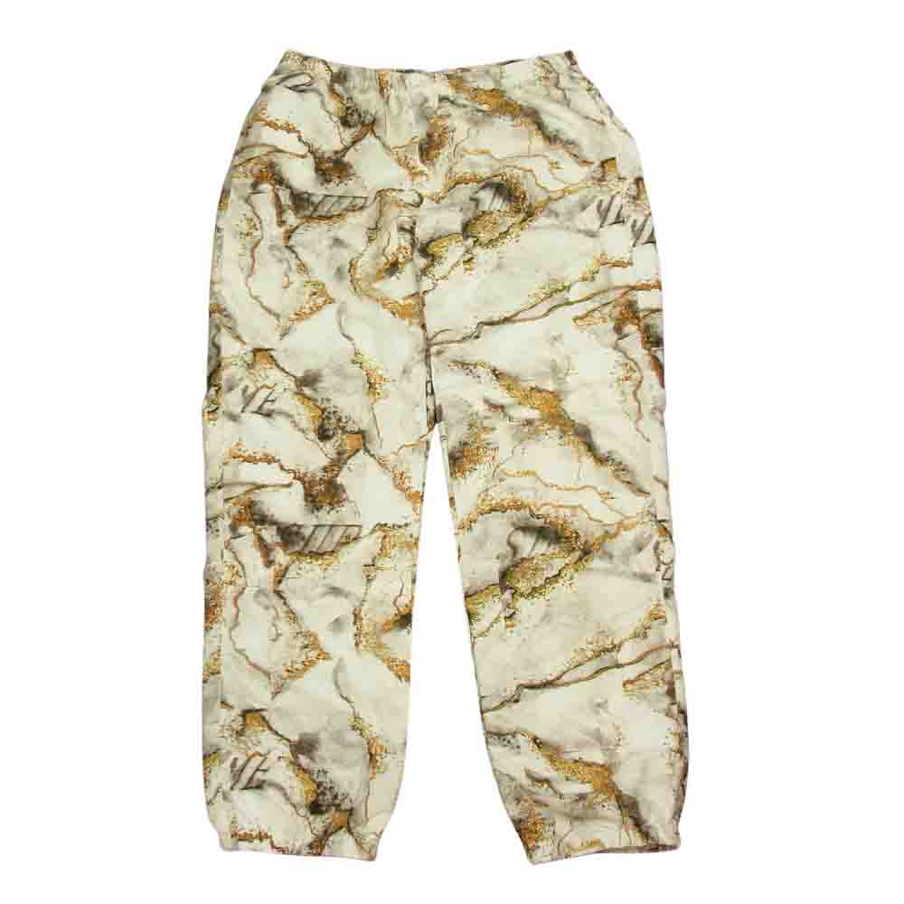 Supreme シュプリーム 20AW Marble Track Pant ナイロン トラック パンツ ホワイト系 S【中古】