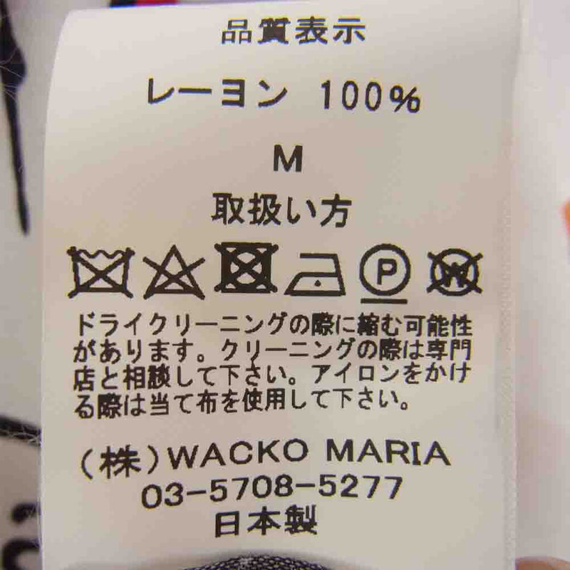 WACKO MARIA RAGE AGAINST 総柄 アロハシャツ ビジネス hipomoto.com