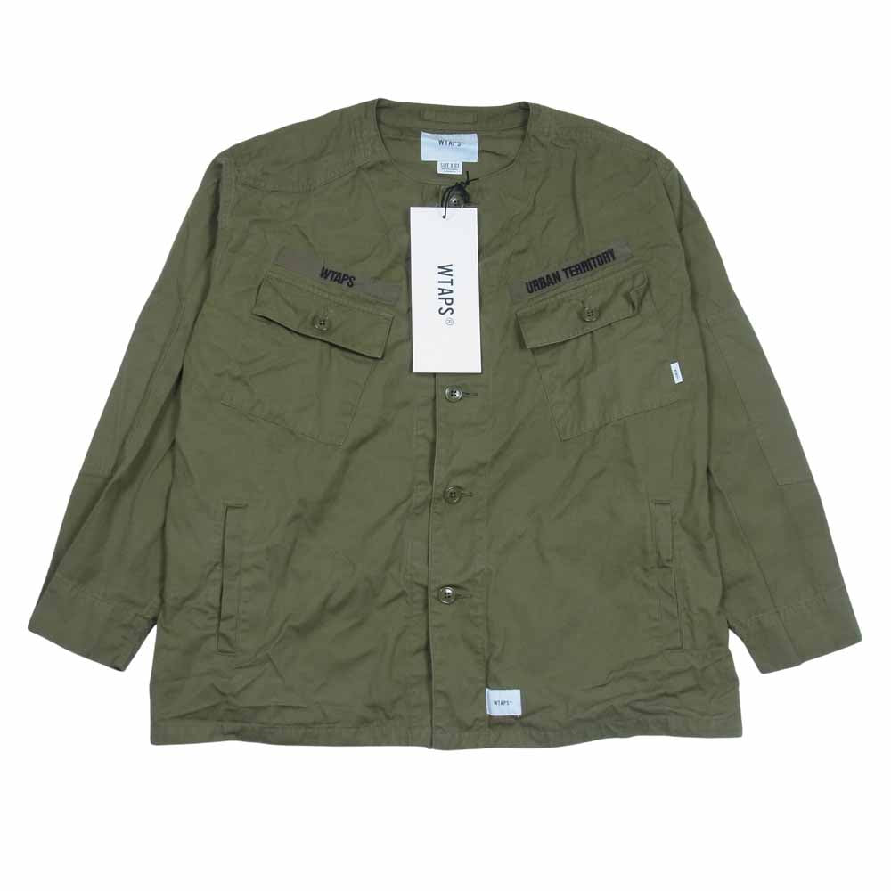 wtaps scout シャツ ジャケット オリーブドラブ L-