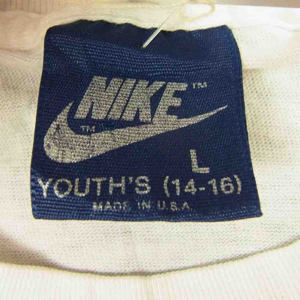 NIKE ナイキ ヴィンテージ USA製 80s 紺タグ YOUTH'S ユース 子供用