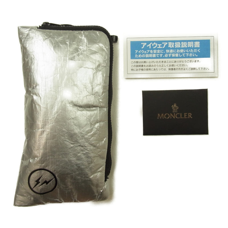 MONCLER モンクレール ML0167-P/S 01N FRAGMENT DESIGN フラグメントデザイン サングラス ブラック系 57□15  150【美品】【中古】