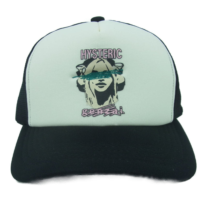 HYSTERIC GLAMOUR LIE DOWN GIRL メッシュキャップ ヒステリック