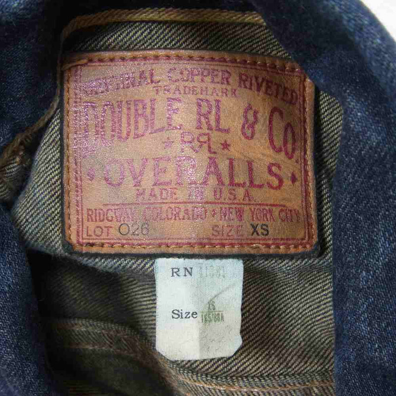 RRL ダブルアールエル 国内正規品 USA製 TYPE 1 1st タイプ 加工