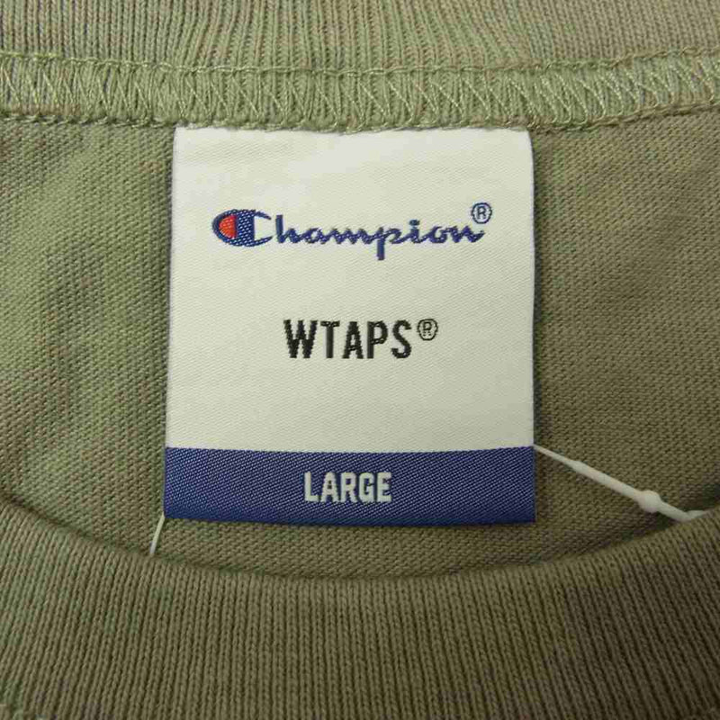 上品な WTAPS x ショートスリーブTシャツ(C8-U302) Champion Tシャツ