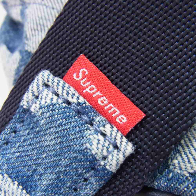 Supreme シュプリーム 22SS Fat Tip jacquar Denim Backpack ファット ティップ ジャカード デニム  バックパック リュック インディゴブルー系【新古品】【未使用】【中古】