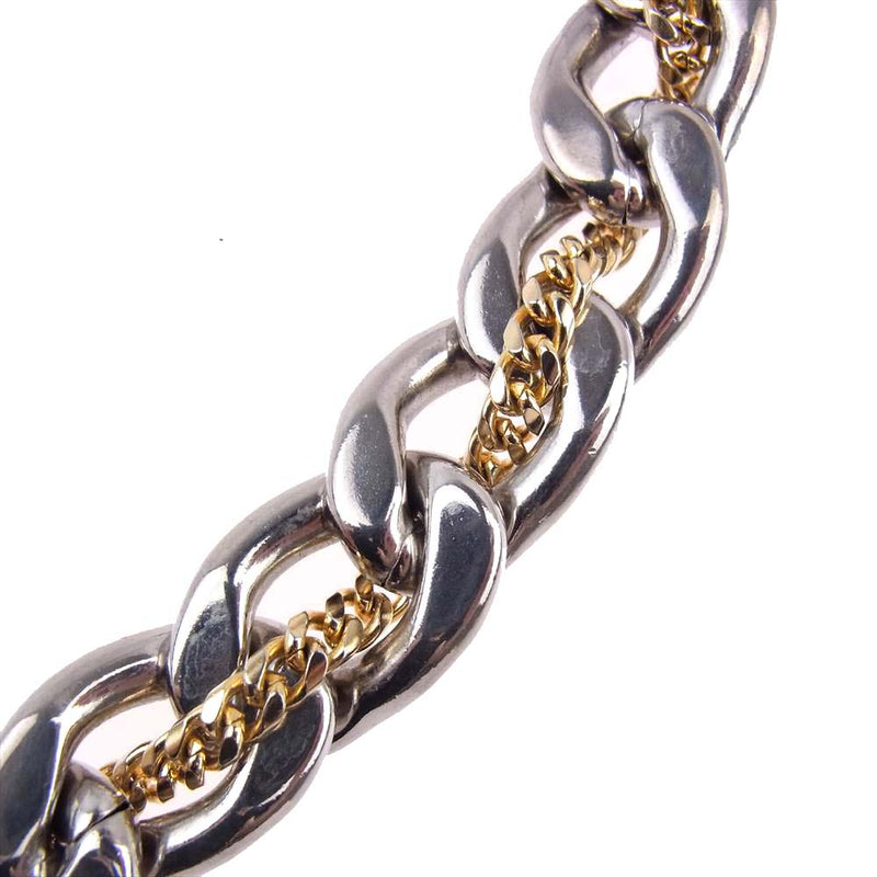 Sacai サカイ 20SS double chain ダブル チェーン ネックレス シルバー系 ゴールド系【中古】