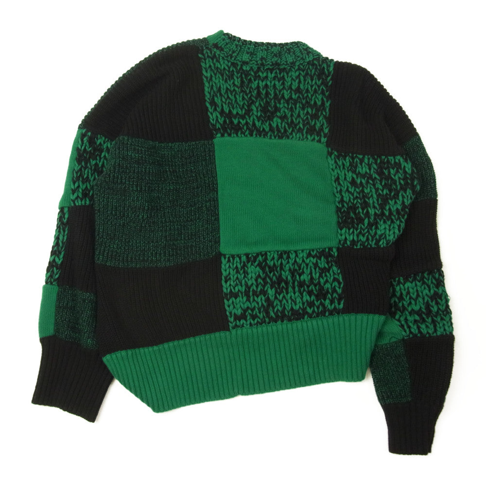 グリーン・ホワイト系 完成品♪ 22SS sacai Knit Turtleneck ニット