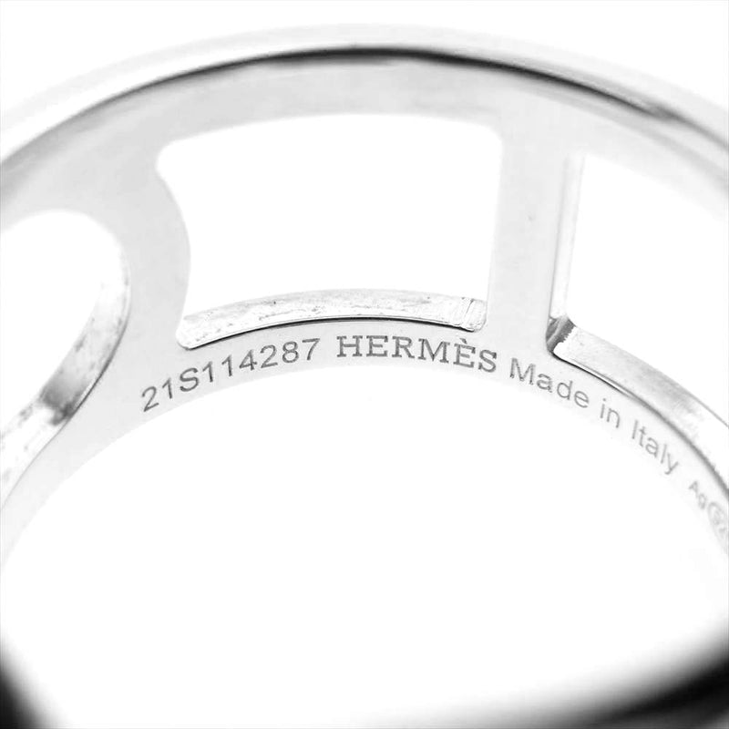 HERMES エルメス 21S114287 エヴァー シェーヌダンクル リング MM シルバー系 19号【中古】