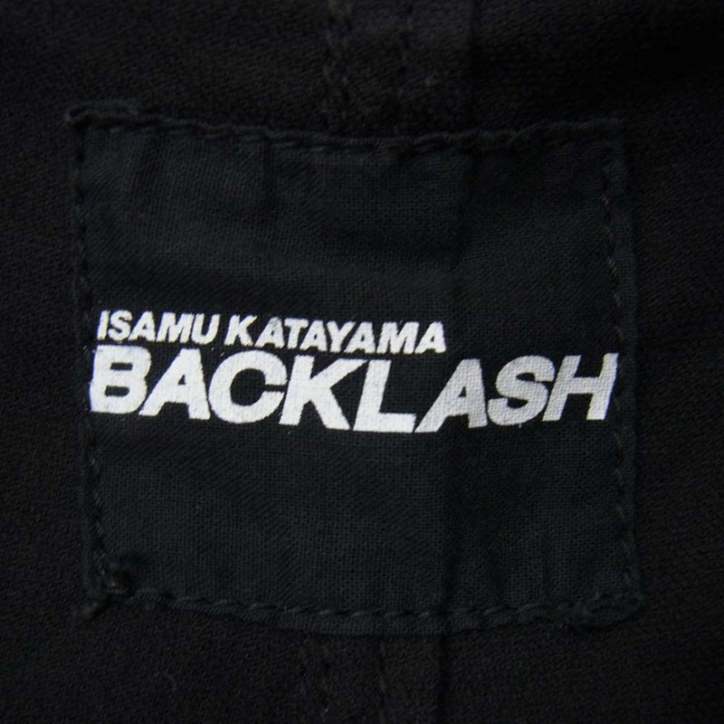 ISAMUKATAYAMA BACKLASH イサムカタヤマバックラッシュ 1935-01 コットンストレッチ ライダース オールインワン ツナギ  ブラック系 M【中古】