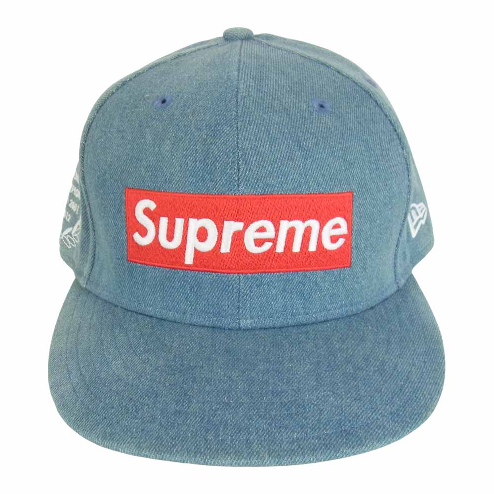 Supreme シュプリーム 12SS New Era Box Logo Cap ニューエラ デニム