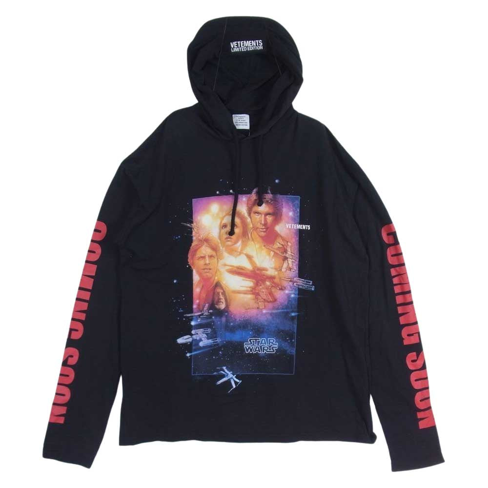 VETEMENTS(ヴェトモン) サイズ:S 20SS フーディ Hooded ヴェトモン