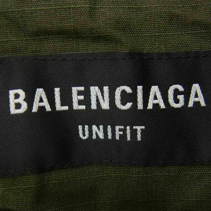 BALENCIAGA バレンシアガ 704498 Military Parka ミリタリー カーキ系 1【極上美品】【中古】