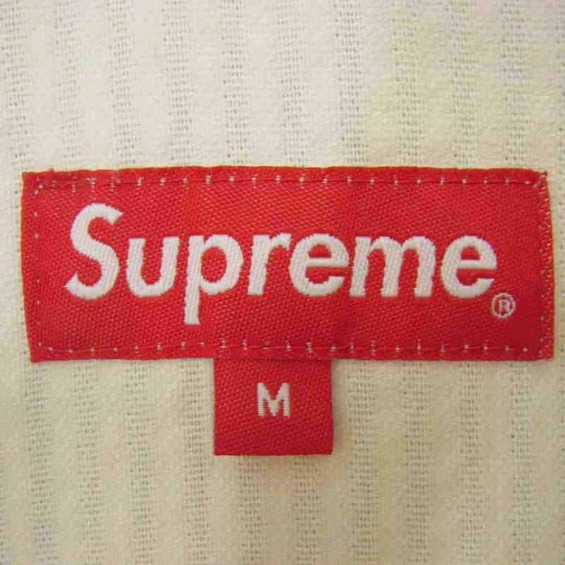 Supreme シュプリーム 20SS Wide Wale Corduroy Harrington Jacket ワイド ウェル コーデュロイ  ハリントン ジップ ジャケット ホワイト系 M【美品】【中古】