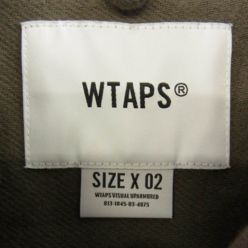 22SS WTAPS WCPO FLANNEL TEXTILE GREEN S | nate-hospital.com