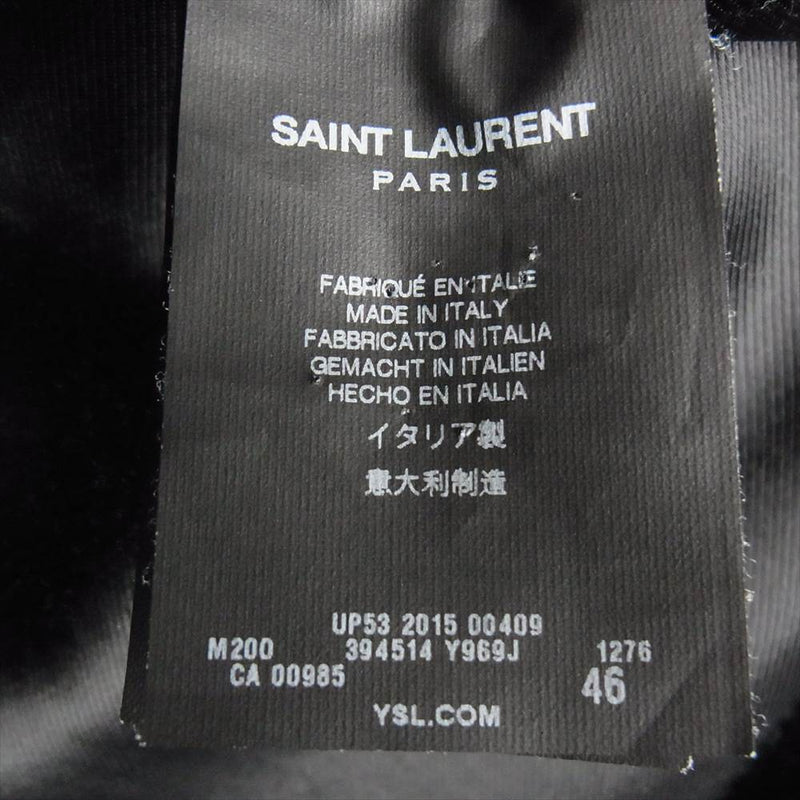 SAINT LAURENT サンローラン 15AW 394514 Y969J エディ期 メルトン