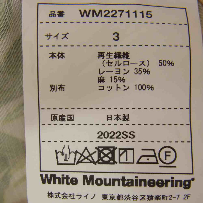 格安SALEスタート！ White White サイズ3 Mountaineering