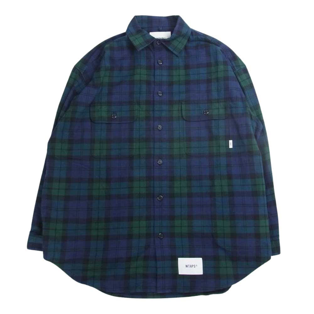 WTAPS WCPO02/LS/COTTON.FLANNEL.TEXTILE | www.myglobaltax.com