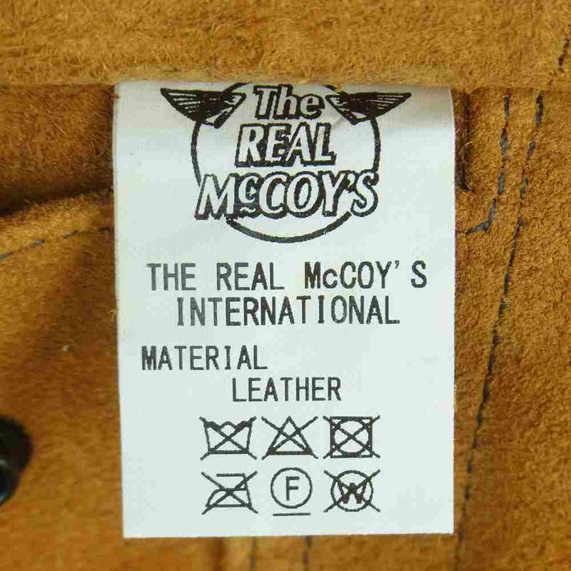 The REAL McCOY'S ザリアルマッコイズ JOE McCOY ROUGH OUT LEATHER