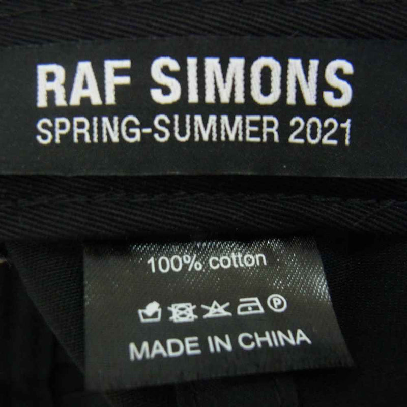 RAF SIMONS ラフシモンズ 21ss RS PARADE パレード ロゴワッペン キャップ ブラック系【中古】