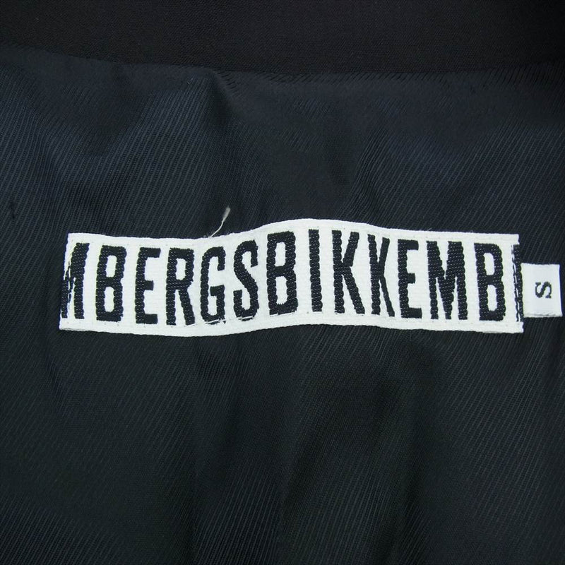 DIRK BIKKEMBERGS ダークビッケンバーグ ウール混 ジャケット パンツ セットアップ スーツ ブラック系 44【中古】