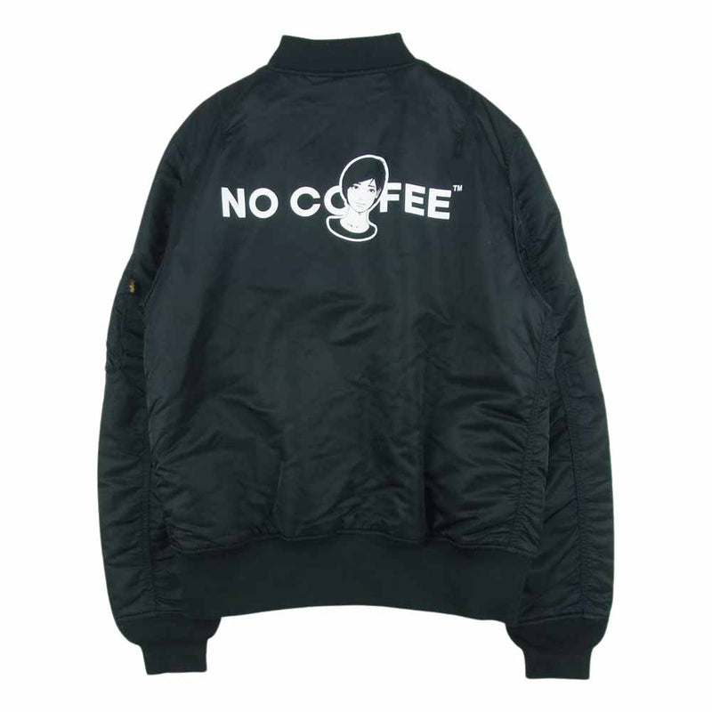 KYNE × NO COFFEE × ALPHA コラボ 別注 MA-1 L | mdh.com.sa