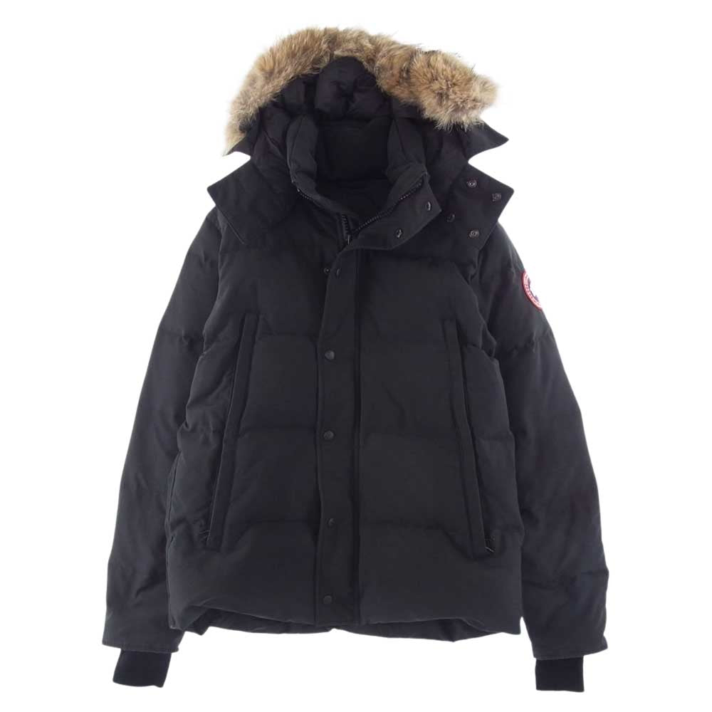 CANADA GOOSE カナダグース 3808MA WYNDHAM PARKA FUSION FIT ウィンダム パーカー フュージョン フィット  ダウン ジャケット ブラック系 L【中古】