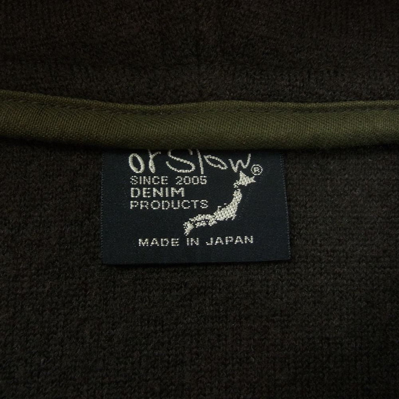 orSlow オアスロウ BEAMS BOY ビームスボーイ 別注 FUR HOODED FLEECE VEST ファーフード フリース ベスト  ブラウン系【極上美品】【中古】