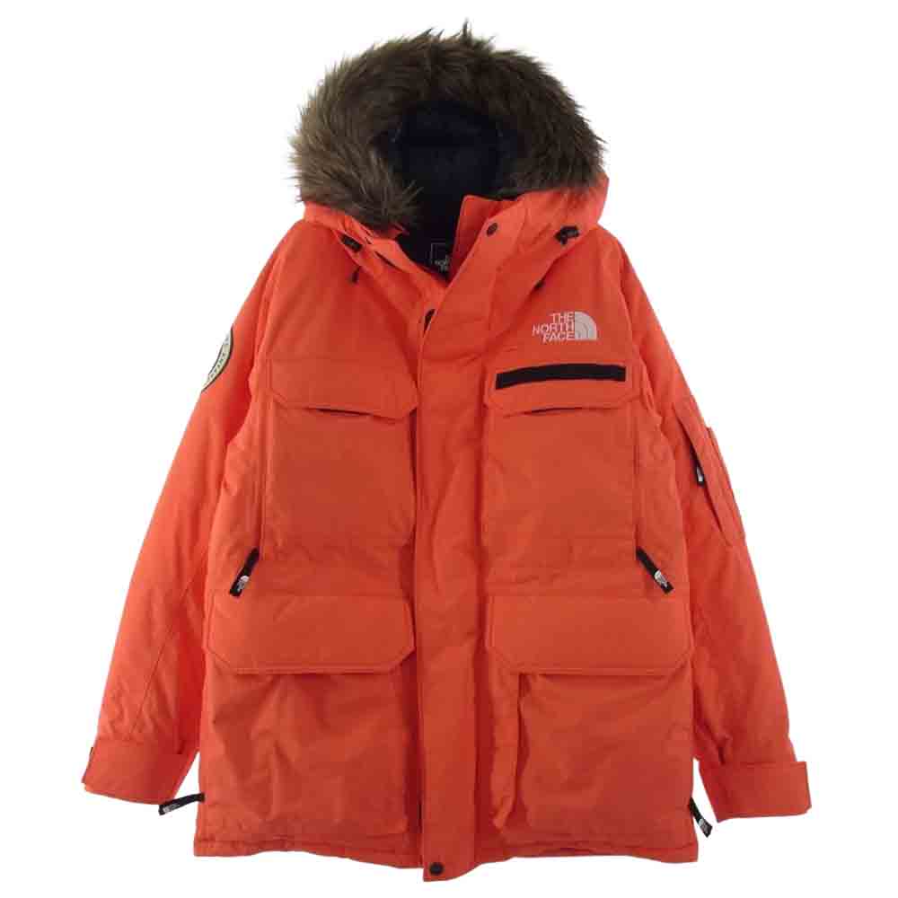 THE NORTH FACE ノースフェイス ND91920 Southern Cross Parka SUMMITSERIES サザンクロス パーカ  ダウン コート ジャケット オレンジ系 L【美品】【中古】