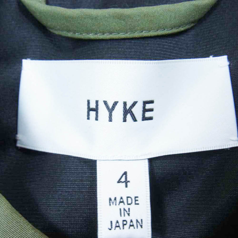 HYKE ハイク 22SS 221-27040 UNITED ARROWS ユナイテッドアローズ 別注 M51 FIELD JACKET ミリタリー  フィールド ジャケット グリーン系 4【美品】【中古】