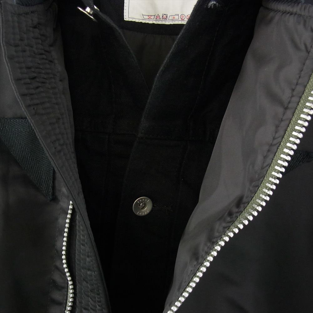 Sacai サカイ 22AW 22-02825M Nylon Twill Mix Blouson ナイロン