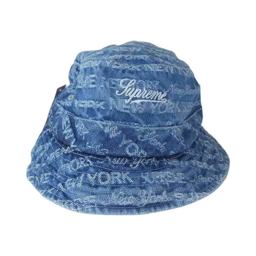 Buy Supreme Multi Type Jacquard Denim Crusher 'Blue' - FW22H62