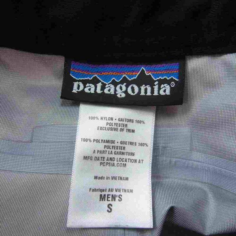 patagonia パタゴニア 11AW 31615 11年製 Primo Pants 3L プリモ パンツ ゴアテックス ブラック系 S