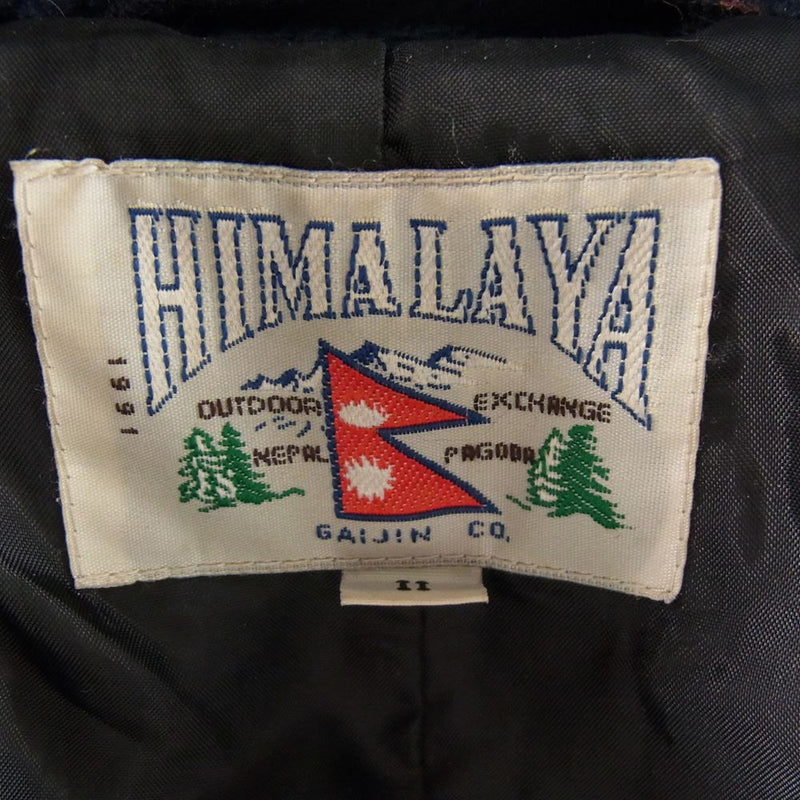 GAIJIN MADE ガイジンメイド HIMALAYA ヒマラヤ デニム ウールダウンジャケット ネイビー系 Ⅱ【中古】