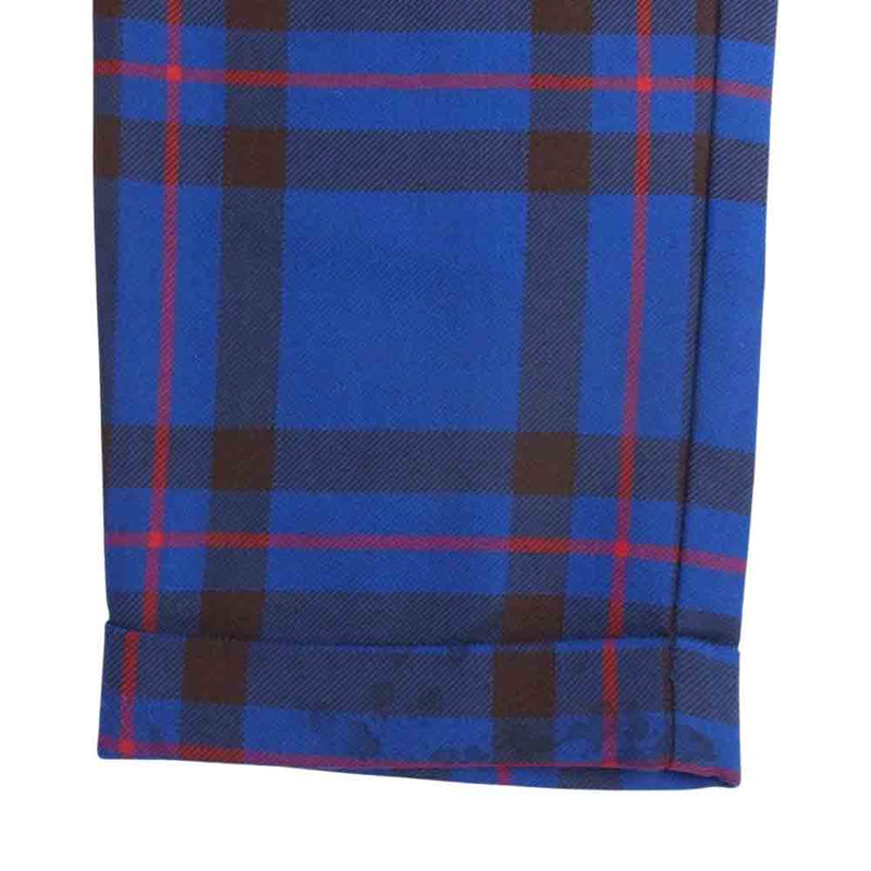 Supreme シュプリーム 15AW × COMME des GARCONS SHIRT コムデギャルソンシャツ Lochcarron of  Scotland tartan ロキャロン スコットランド タータン チェック パンツ ブルー系 30【中古】