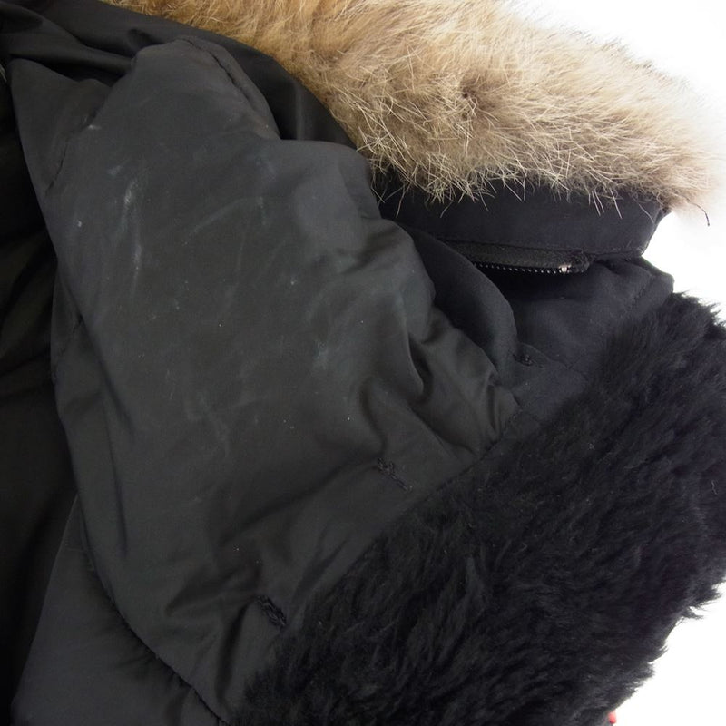 CANADA GOOSE カナダグース 2603JL BRONTE PARKA ブロンテ パーカー コヨーテファー ダウンジャケット 国内正規品  サザビーリーグ ダークネイビー系 S【中古】