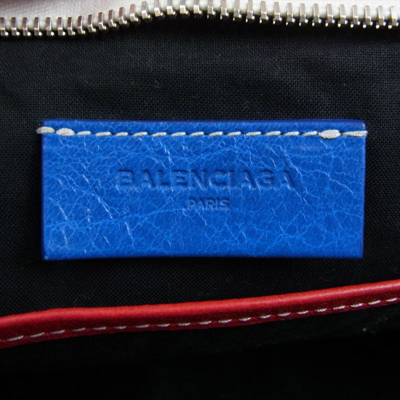 BALENCIAGA バレンシアガ 476046 BAZAR MINI POUCH バザール トリコロール クラッチバッグ マルチカラー系【中古】