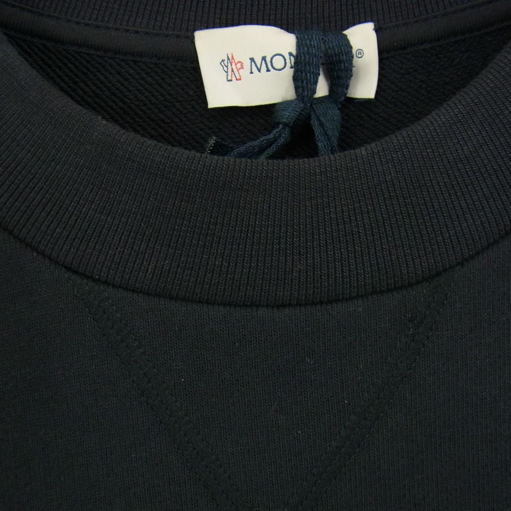 MONCLER モンクレール MAGLIA ete 刺繍 スウェット ブラック系 M【中古