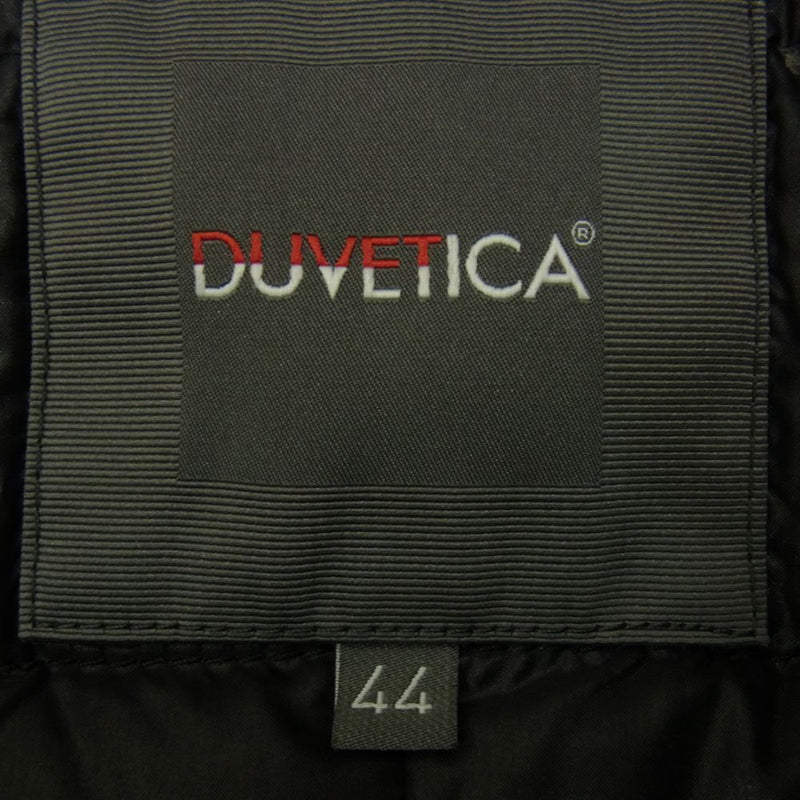 DUVETICA デュベティカ EILIDH エイリド Loro Piana ロロ・ピアーナウール レイヤード ファー ダウンコート ブラック系  44【中古】