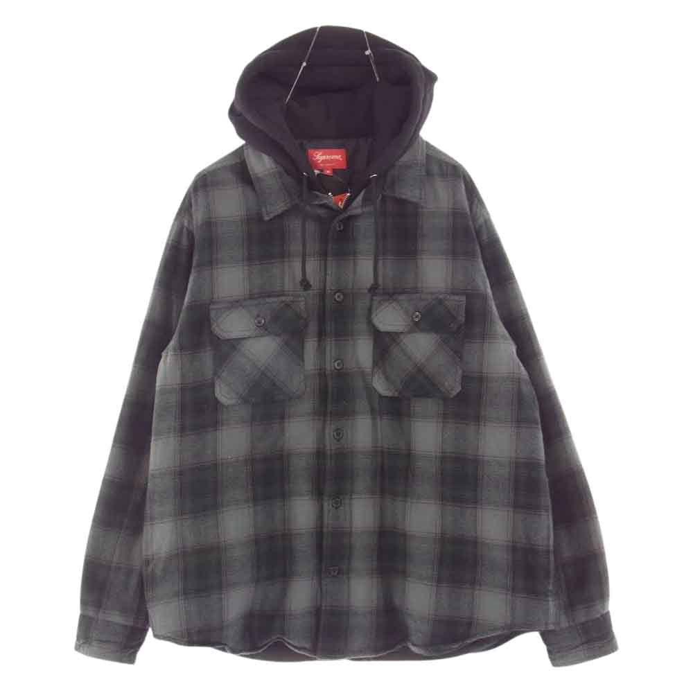 ト送料込 Supreme 21fw Hooded Flannel Zip Up Shirt | www.tegdarco.com