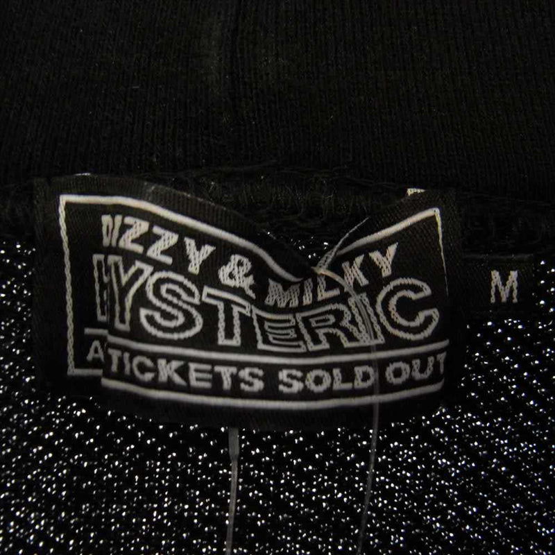 HYSTERIC GLAMOUR ヒステリックグラマー 21AW 02213CF10 VIXEN GIRL ヴィクセンガール オーバーサイズ  スウェット パーカー フーディ ブラック系 M【中古】