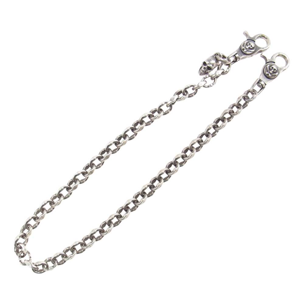 RUDE GALLERY ルードギャラリー WALLET CHAIN スカルクリップ シルバー