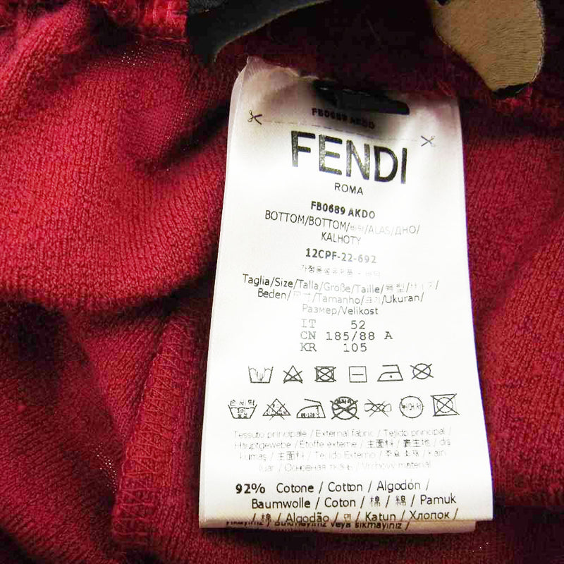 レビュー高評価のおせち贈り物 FENDI フェンディ コットン ハーフ