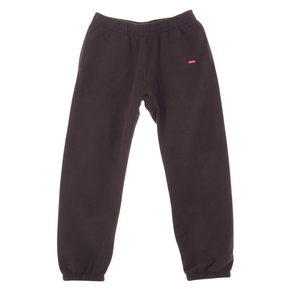 Supreme シュプリーム 22SS Small Box Sweatpant スモール ボックス スウェット パンツ ダークブラウン系 M【中古】